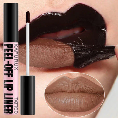 7 Colors Peel off Lip Stain Reveal Long Lasting Waterproof Pink Lip Tint Transfer Proof Non-Stick Cup Natural Makeup Lip Gloss