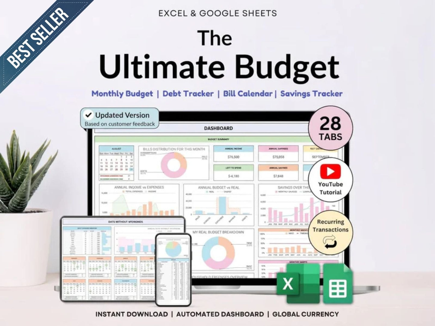 The Ultimate Budget Tracker Bundle - SavingEats